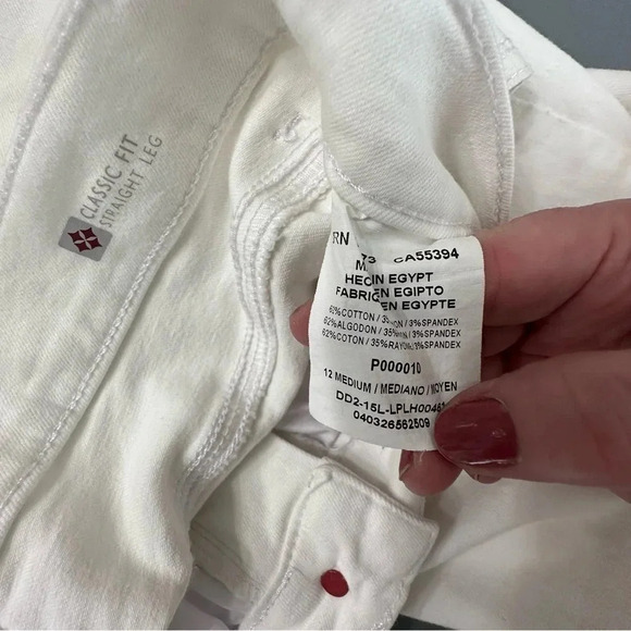 Lee Platinum Label 12M white‎ cotton stretch jeans - Picture 6 of 7